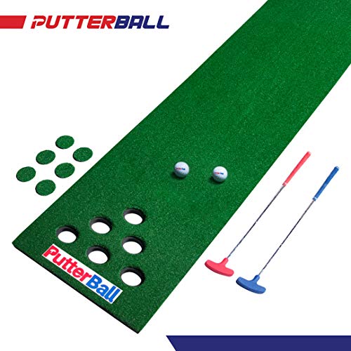 PutterBall Golf Pong Game Set The Original – Includes 2 Putters, 2 Golf ...